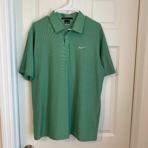Tiger Woods Nike Dri Fit Performance Golf Polo